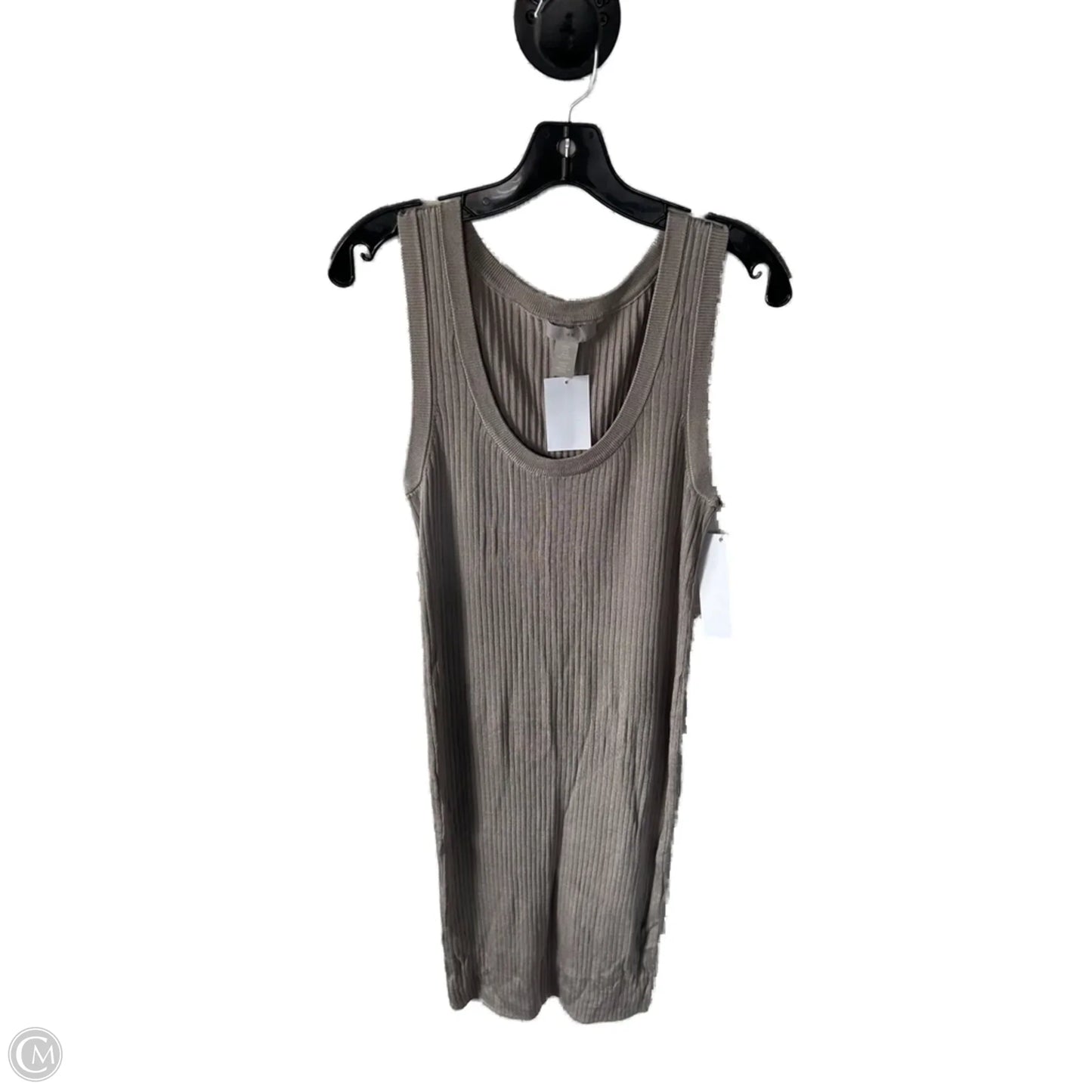 Dress Casual Midi By H&m In Tan, Size: Xl