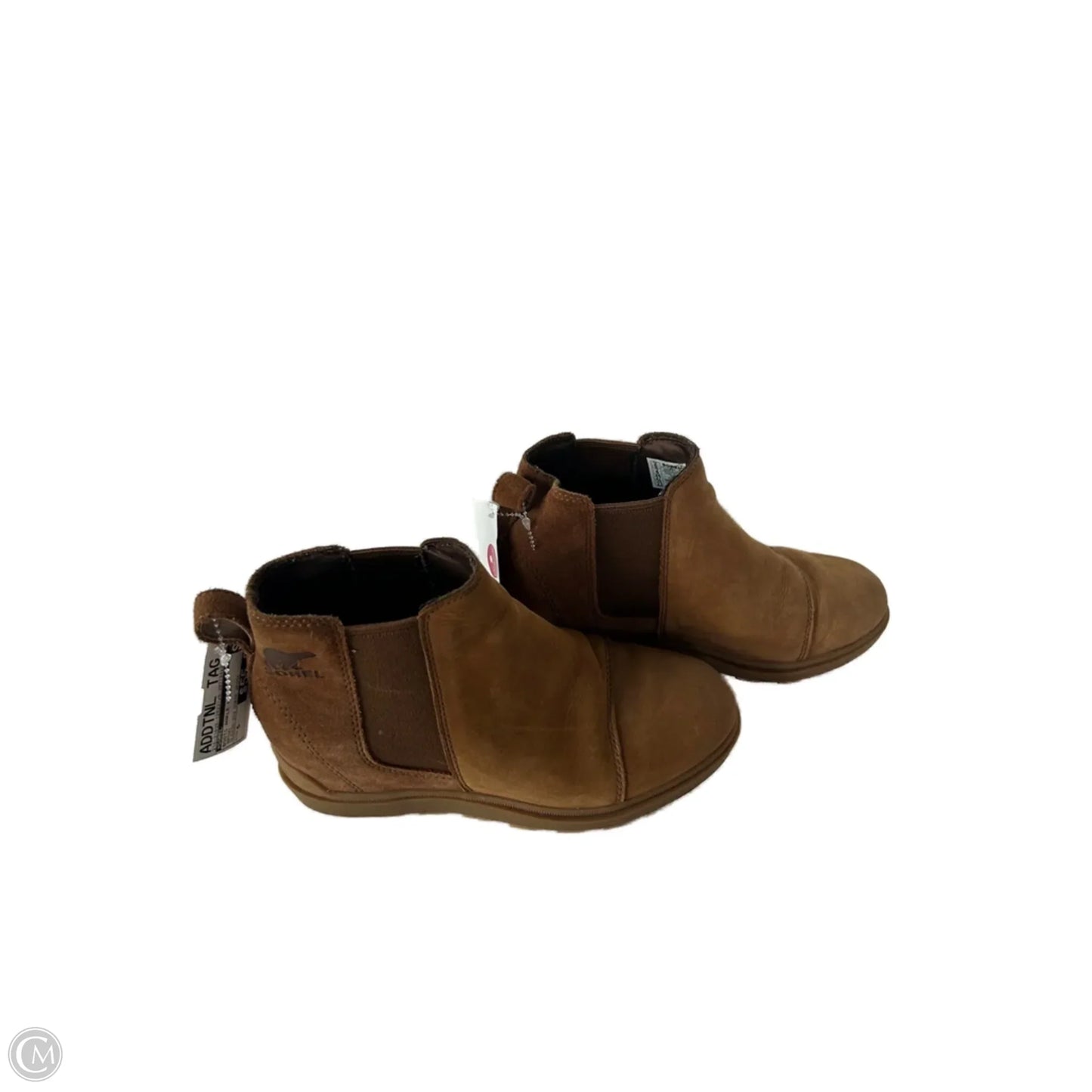 Boots Ankle Heels By Sorel In Brown, Size: 6