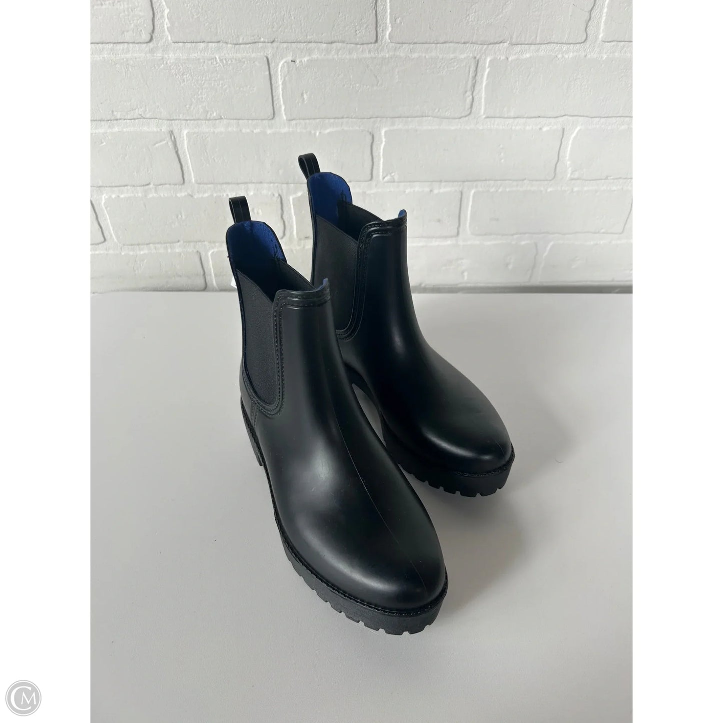 Boots Ankle Heels By Nine West In Black, Size: 5