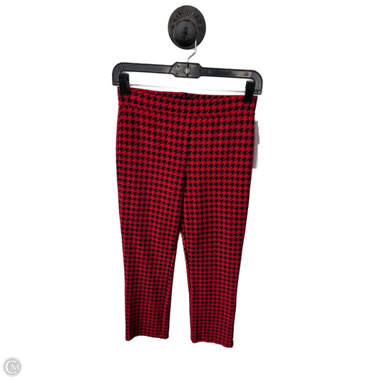 Pants Leggings By Sanctuary In Black & Red, Size: 0