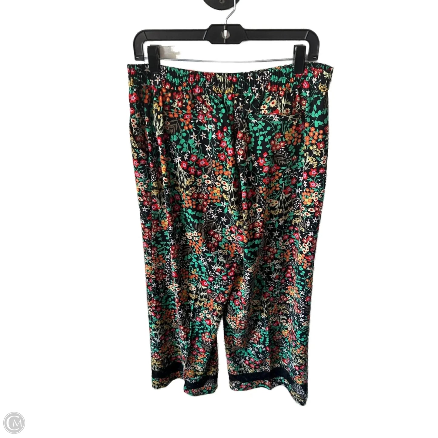 Pants Wide Leg By New York And Co In Black & Green, Size: 8