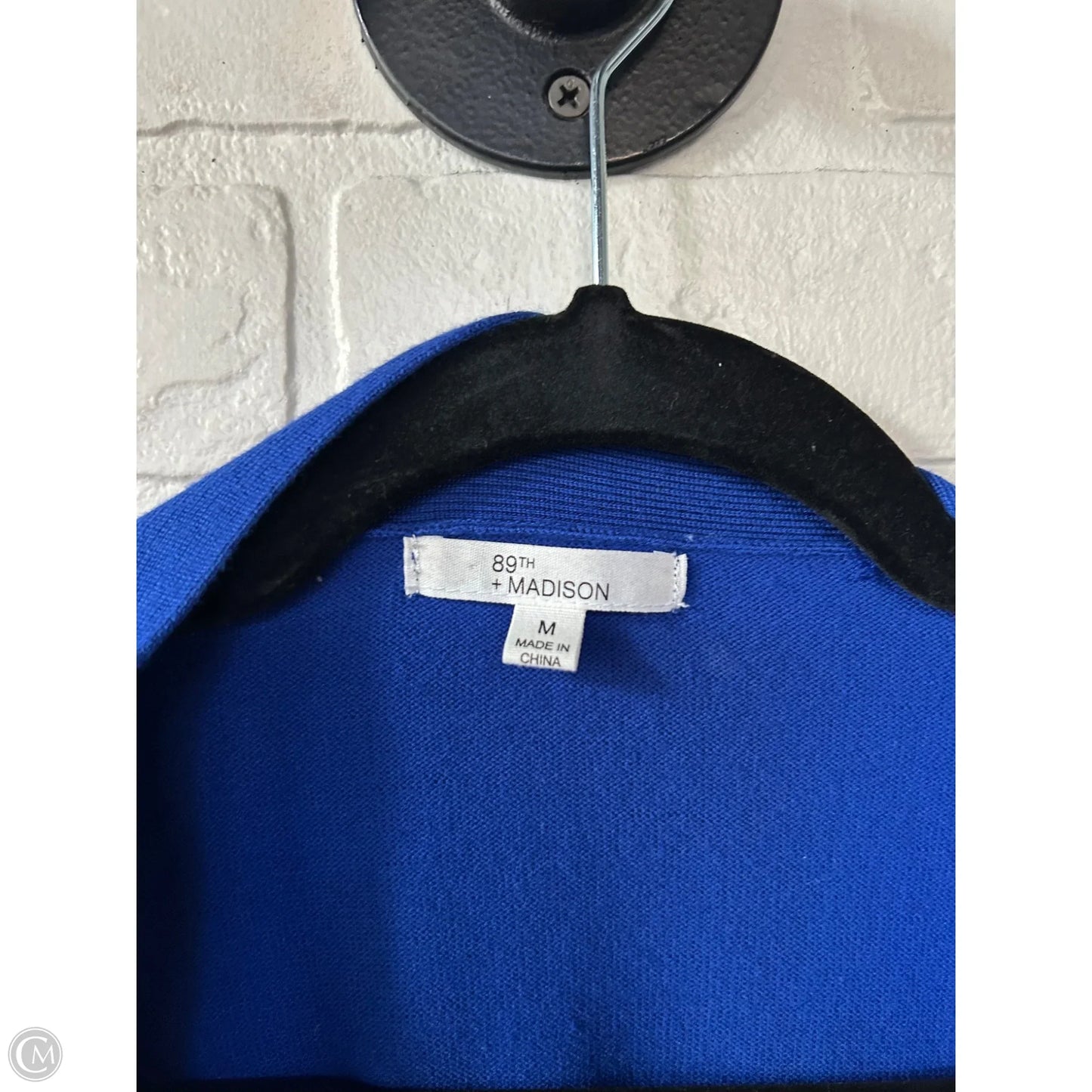 Sweater Cardigan By 89th And Madison In Blue, Size: M