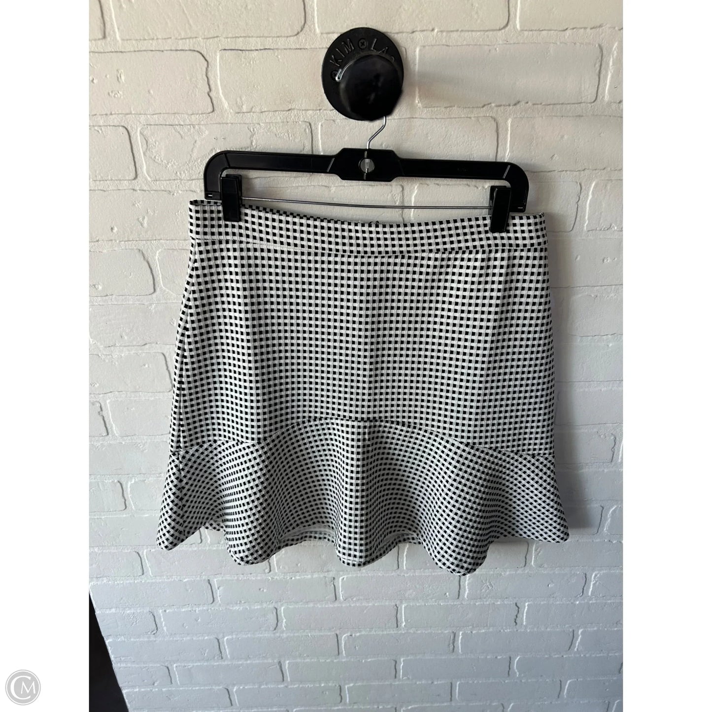 Skirt Mini & Short By Banana Republic In Black & White, Size: 8