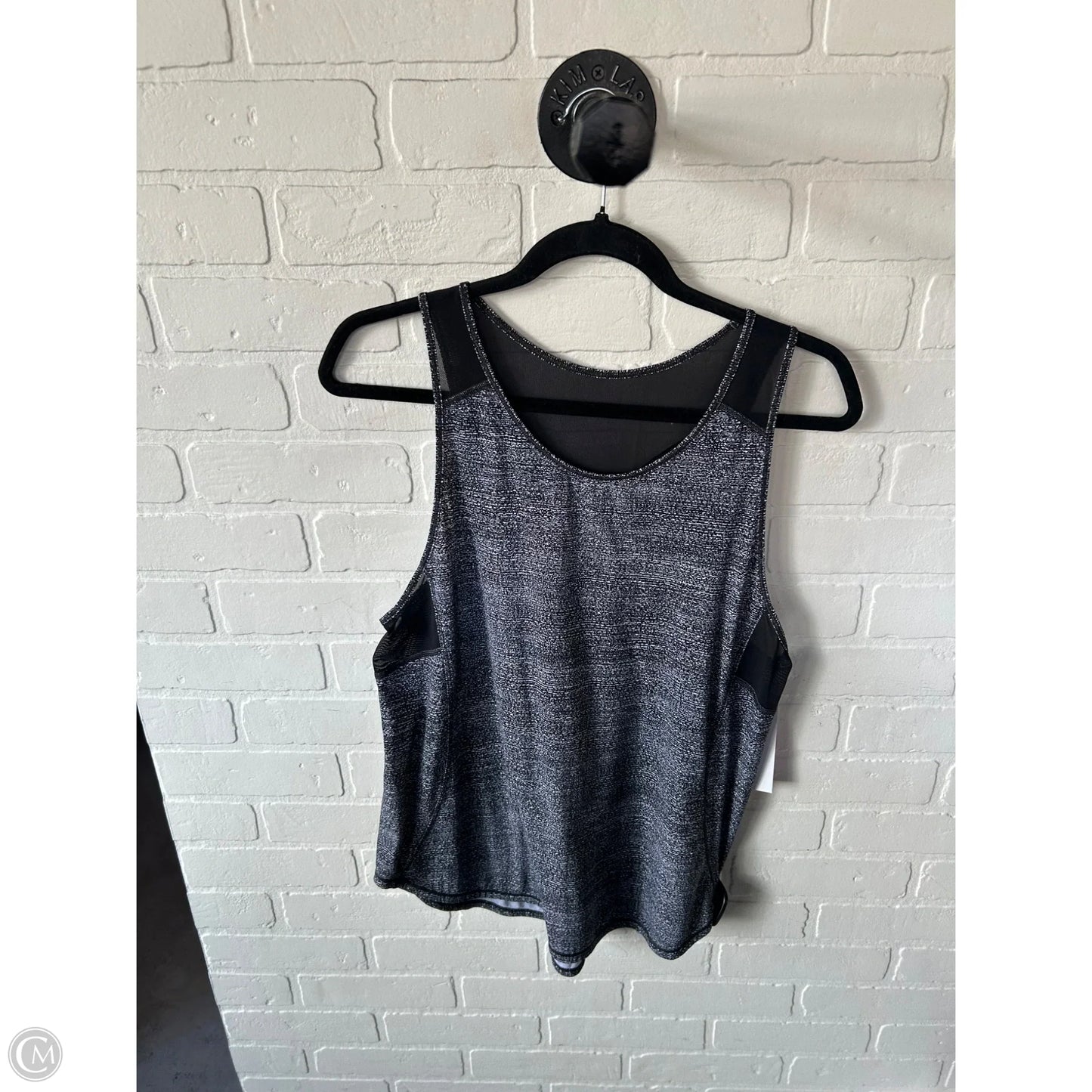 Athletic Tank Top By Lululemon In Black, Size: L