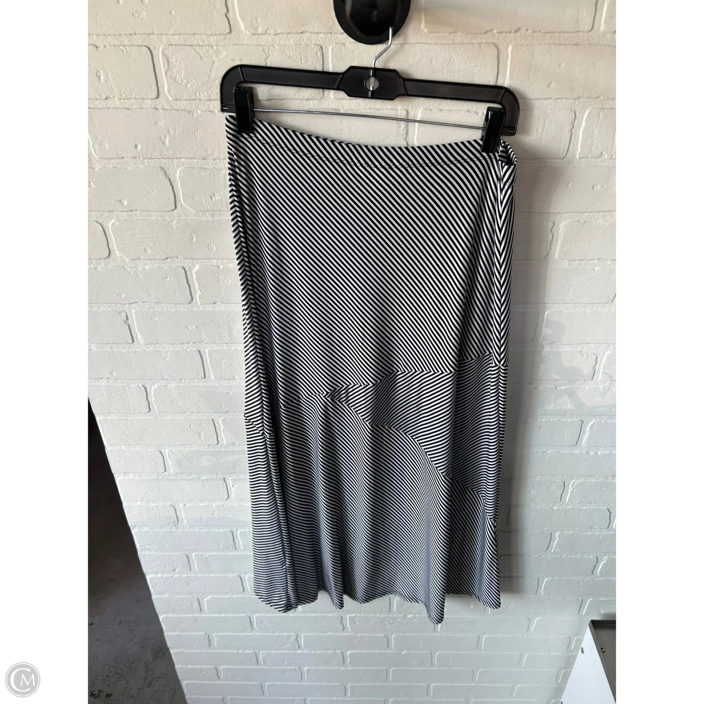 Skirt Maxi By Christopher And Banks In Black & White, Size: M