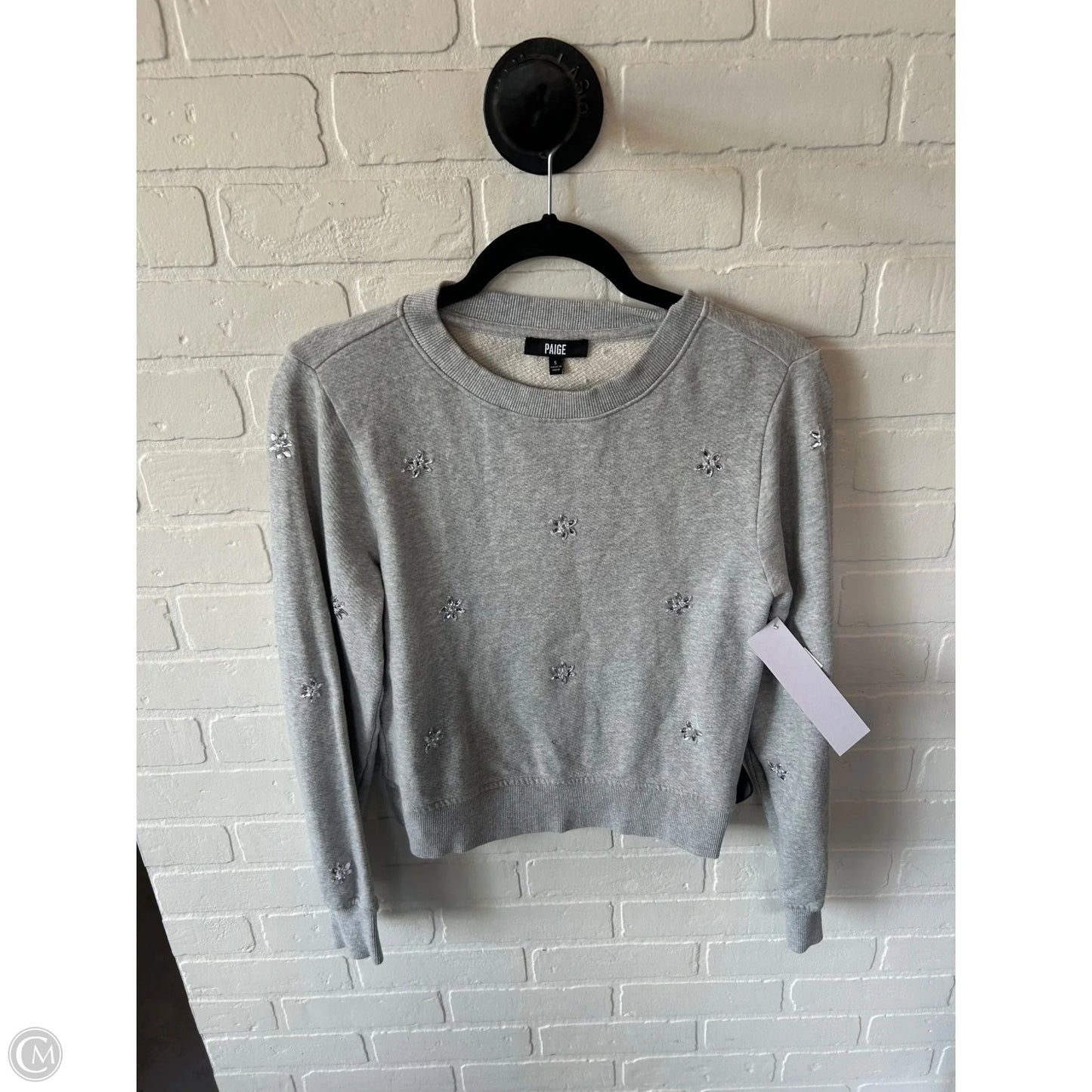 Top Sleeveless By Michael Stars In Green & White, Size: S