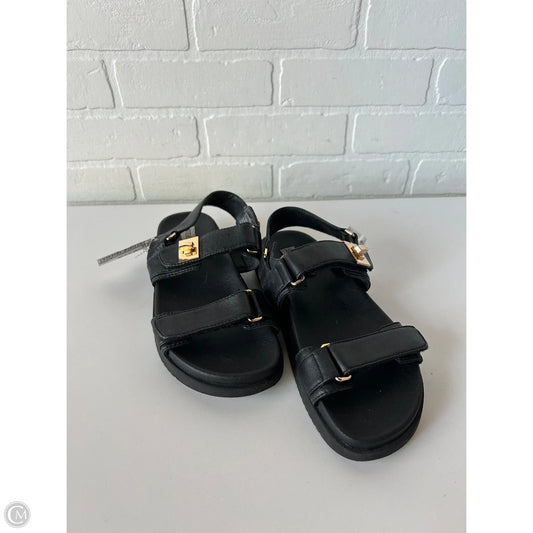 Sandals Flats By Steve Madden In Black, Size: 7