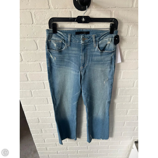 Jeans Cropped By Joes Jeans In Blue Denim, Size: 8