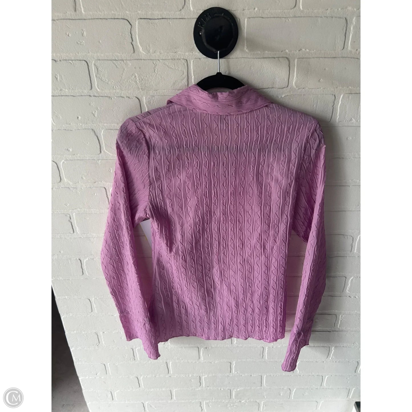 Top Long Sleeve By Princess Polly In Pink, Size: S