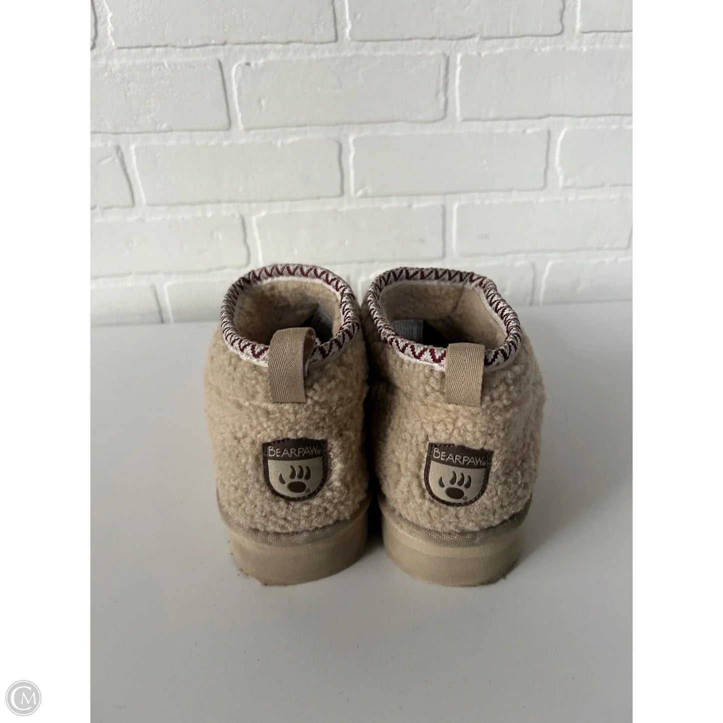 Boots Ankle Flats By Bearpaw In Tan, Size: 9