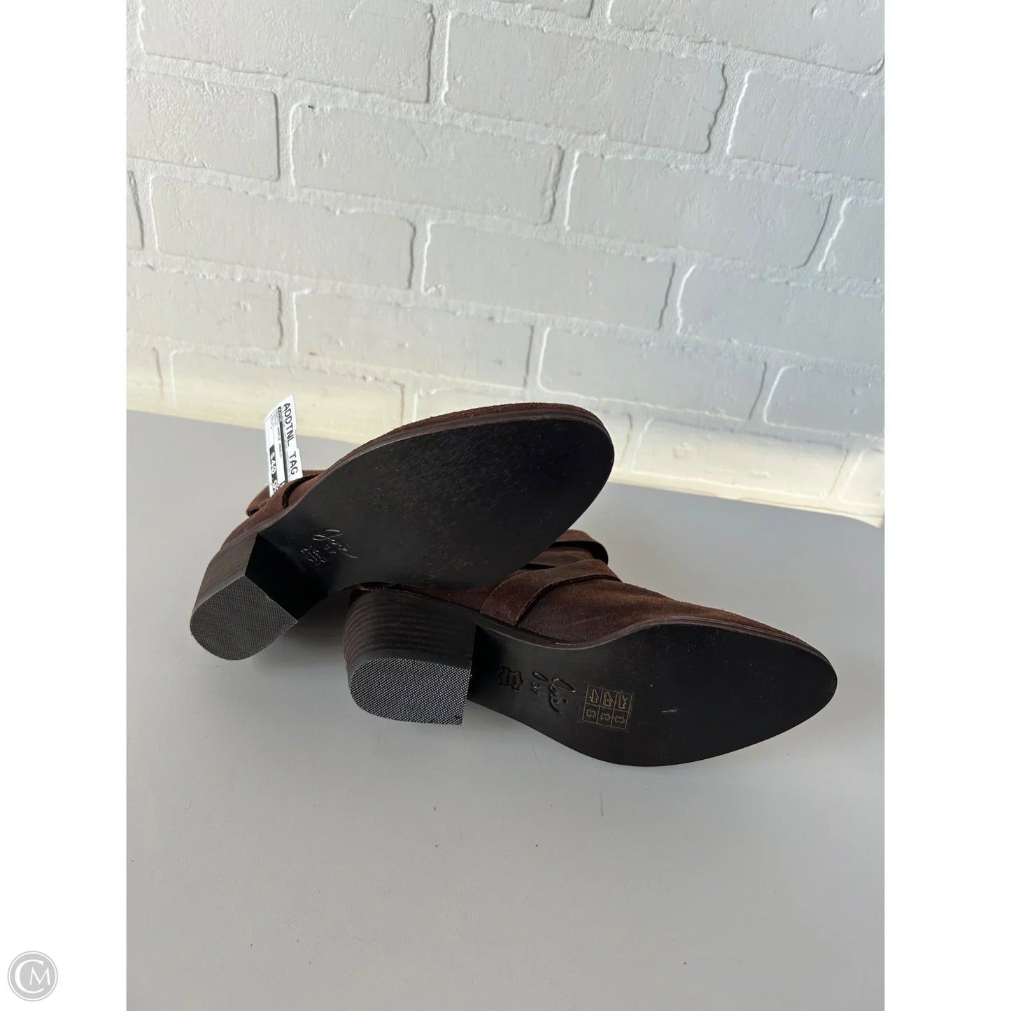 Boots Ankle Heels By Joie In Brown, Size: 7