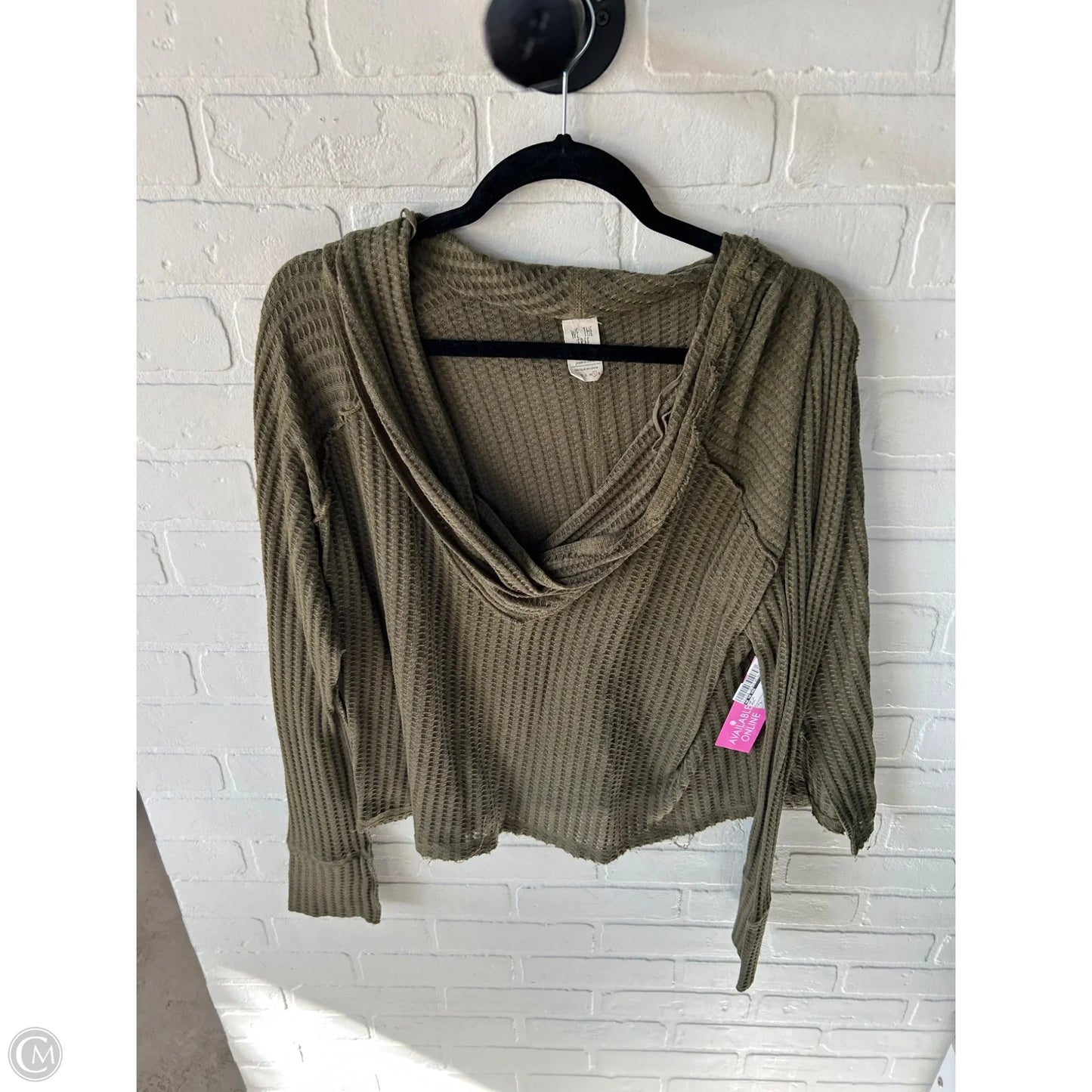 Top Long Sleeve By We The Free In Green, Size: L