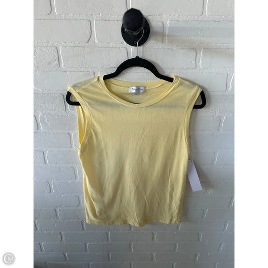 Top Sleeveless Basic By Michael Stars In Yellow, Size: S