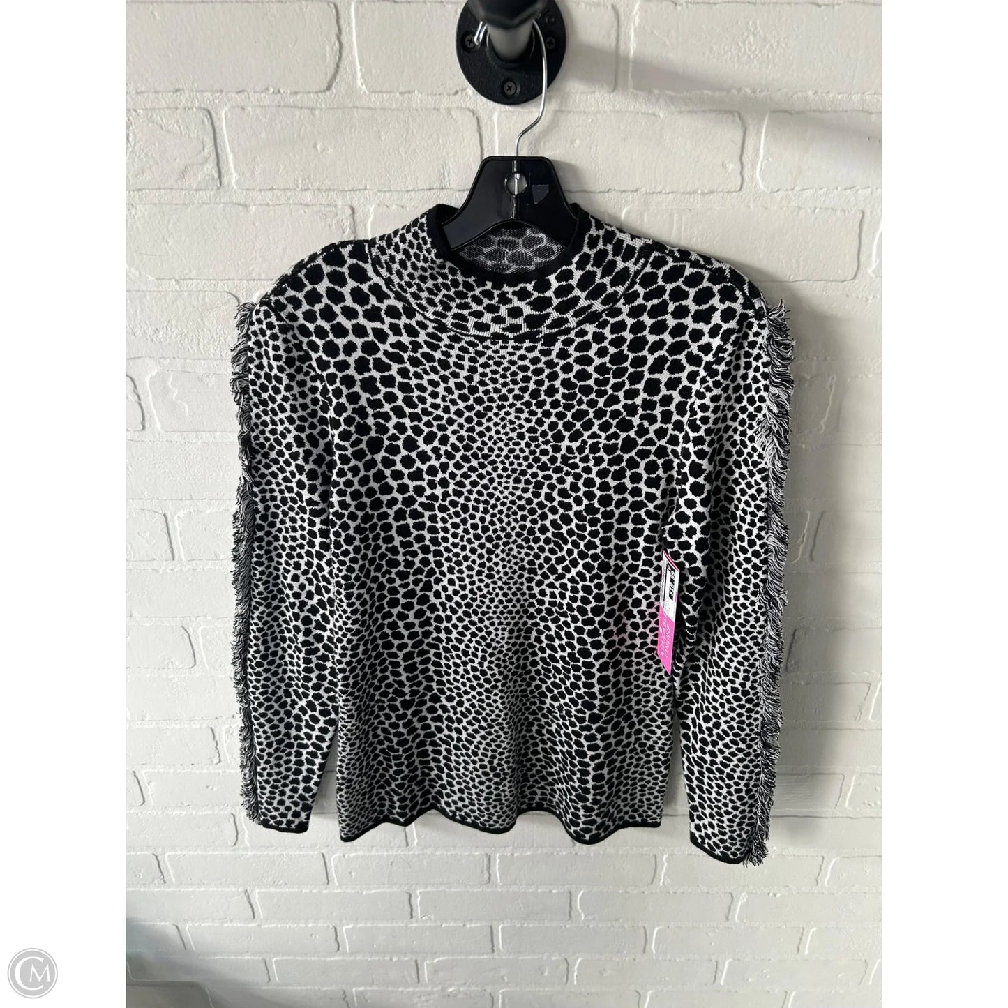 Sweater By Inc In Black & White, Size: S