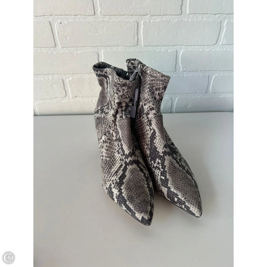Boots Ankle Heels By Marc Fisher In Grey, Size: 8