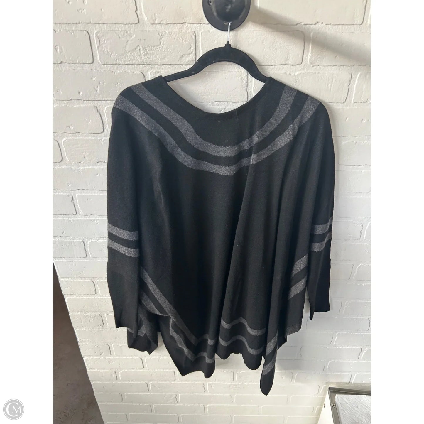 Sweater Cardigan By White House Black Market In Black & Grey, Size: M