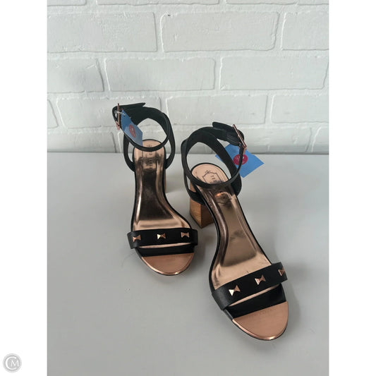 Sandals Heels Block By Ted Baker In Black, Size: 6.5