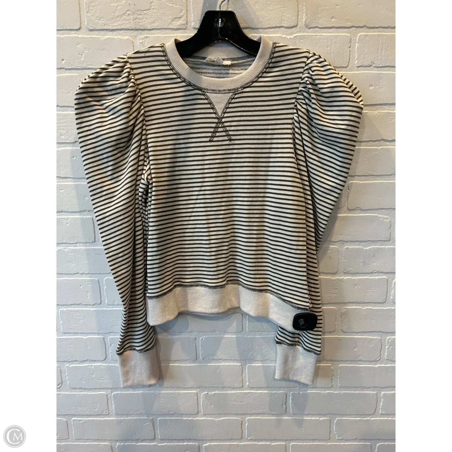 Lounge Set Pants By By The River In Cream & Green, Size: S