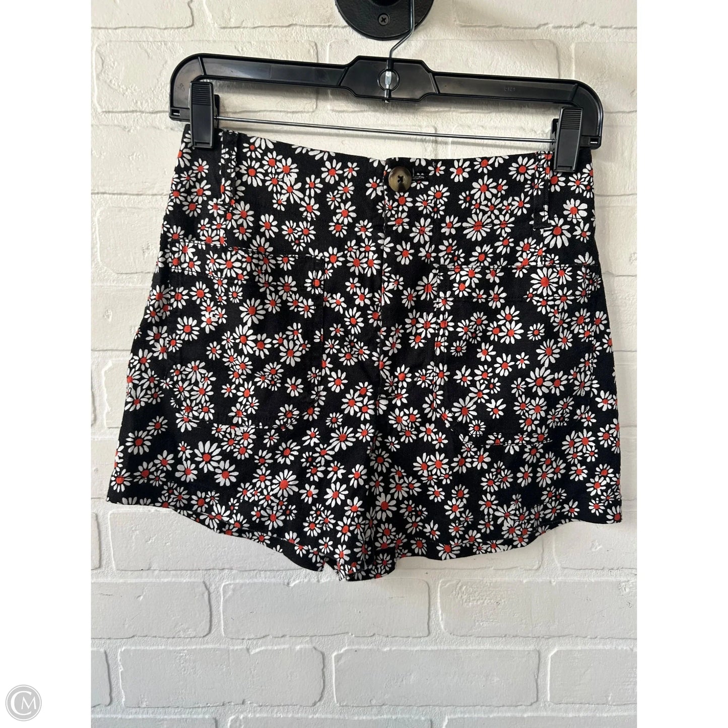 Shorts By Anthropologie In Black & White, Size: 4