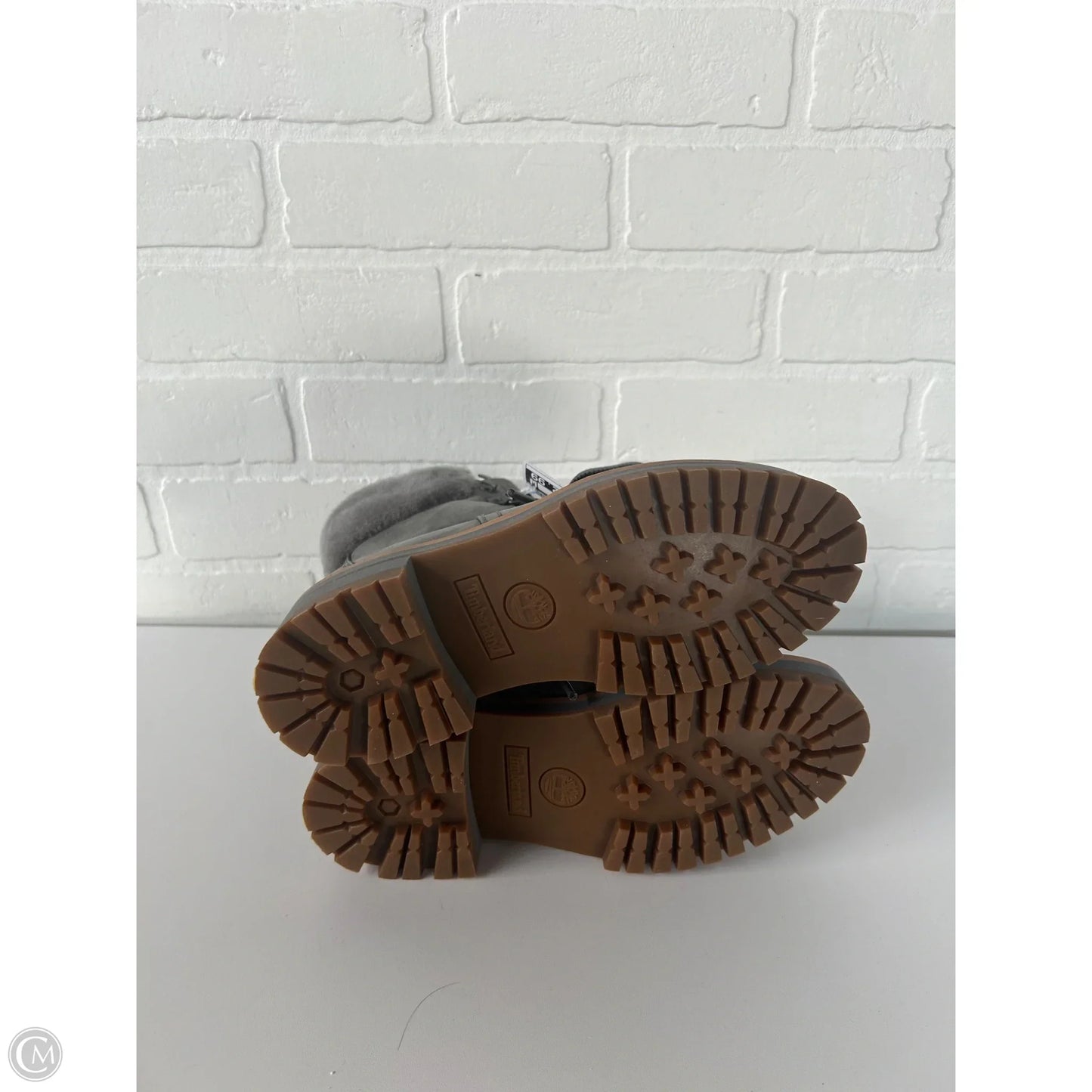 Boots Mid-calf Flats By Timberland In Grey, Size: 6