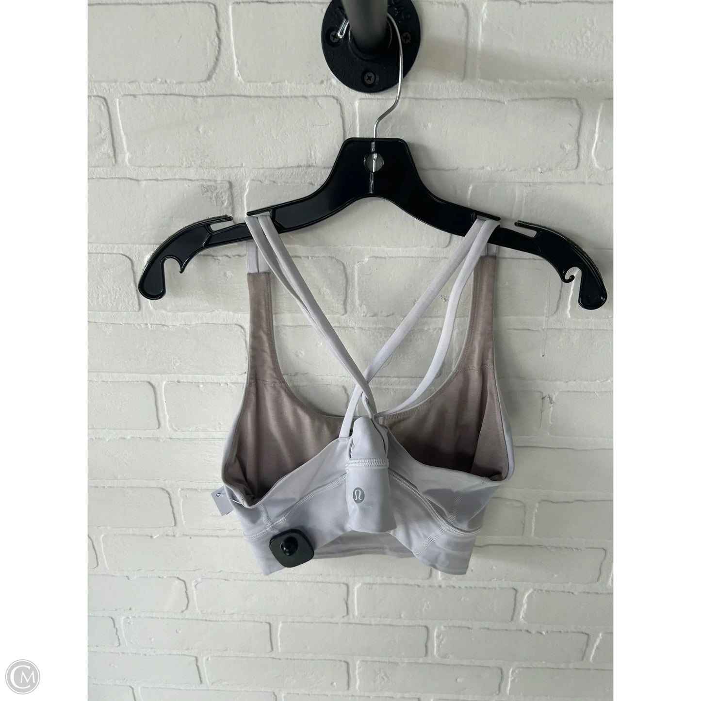 Athletic Bra By Lululemon In Grey, Size: M