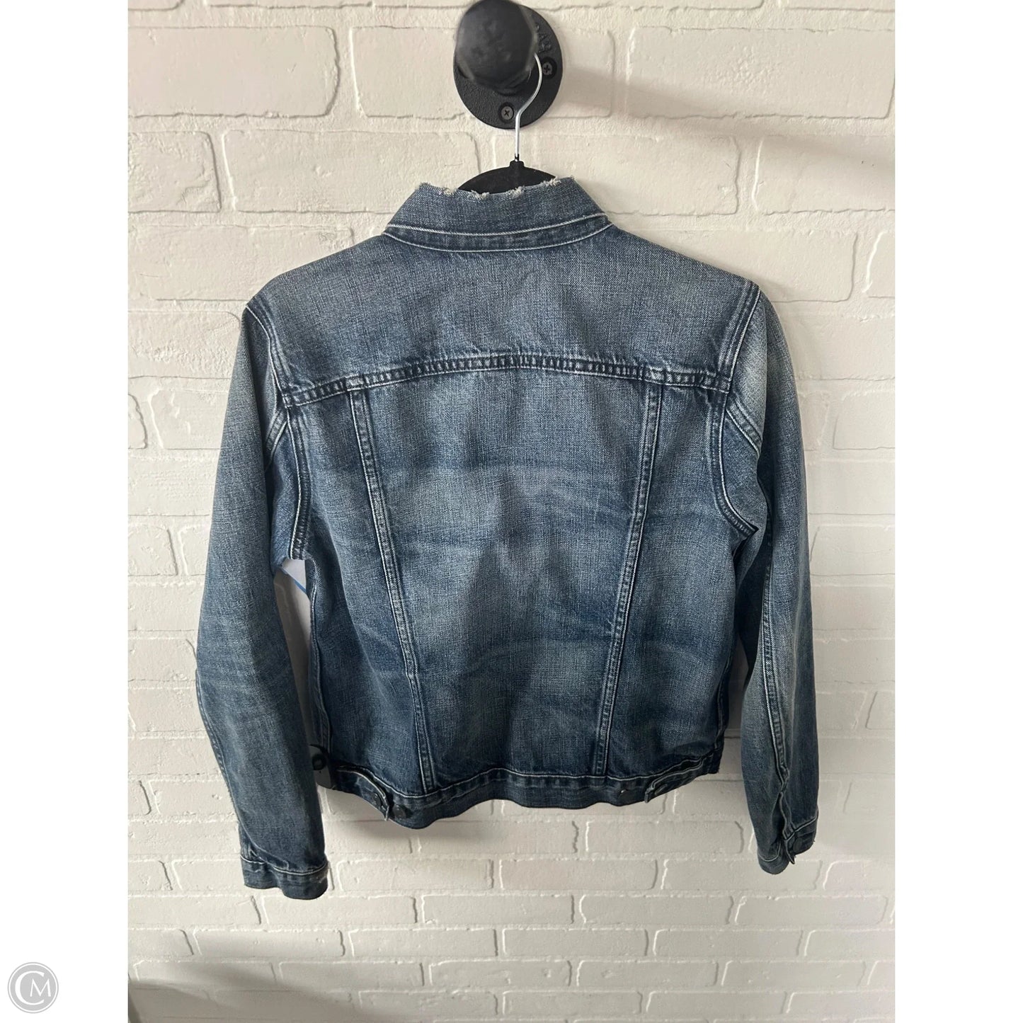 Jacket Denim By Gap In Blue Denim, Size: M