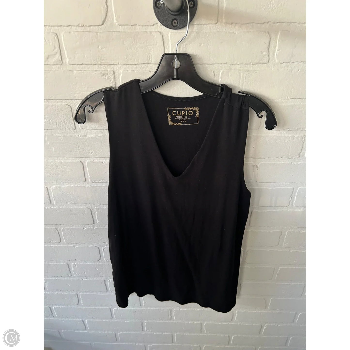 Top Sleeveless Basic By Cupio In Black, Size: M