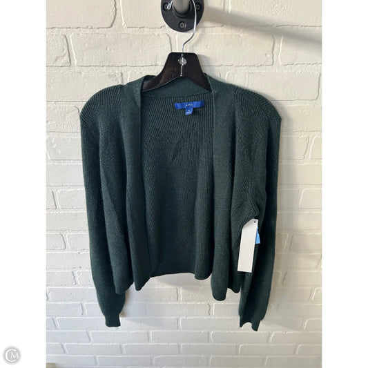 Sweater Cardigan By Apt 9 In Green, Size: M