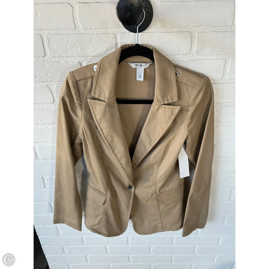 Blazer By White House Black Market In Tan, Size: Xs