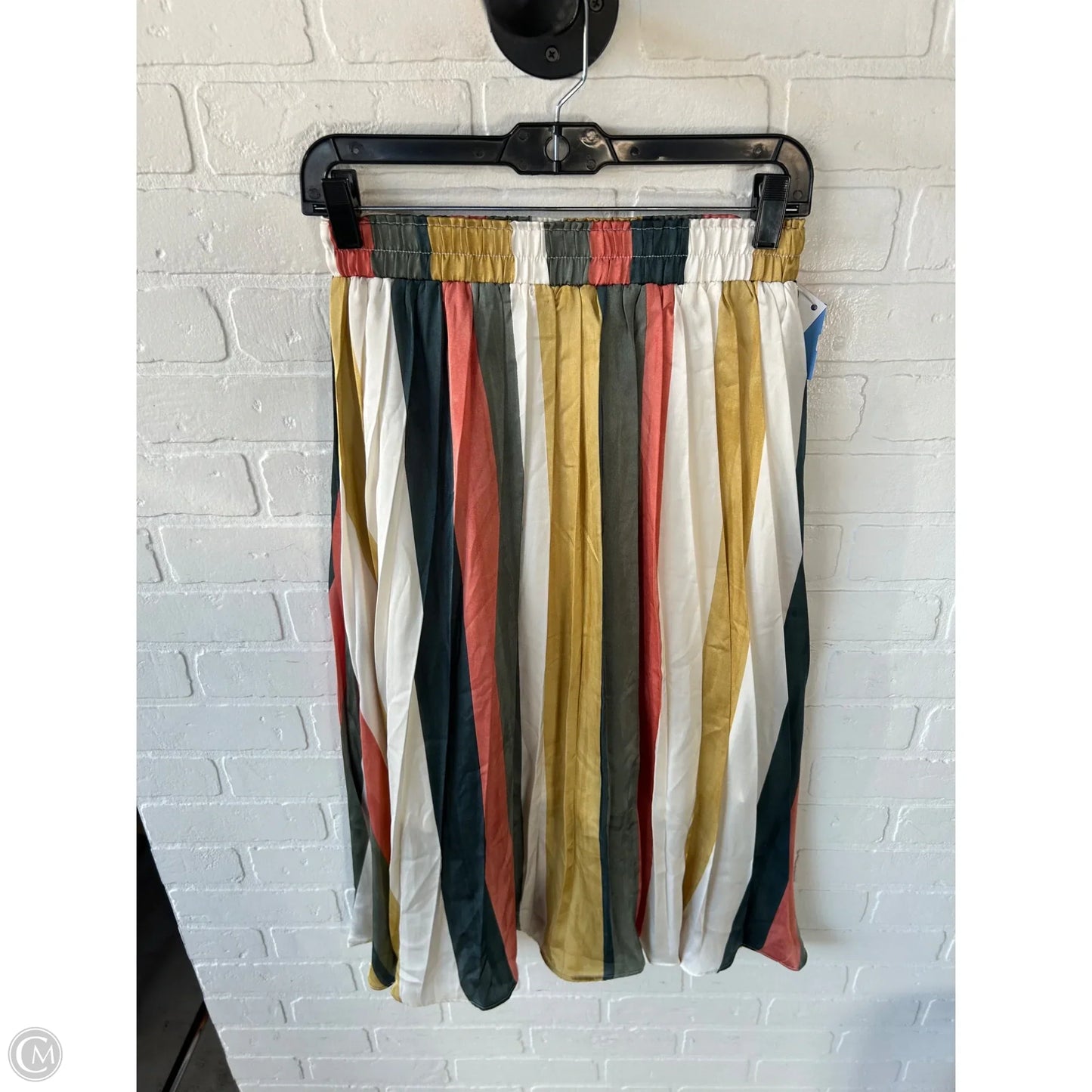 Skirt Maxi By Mystree In Cream & Green, Size: 4