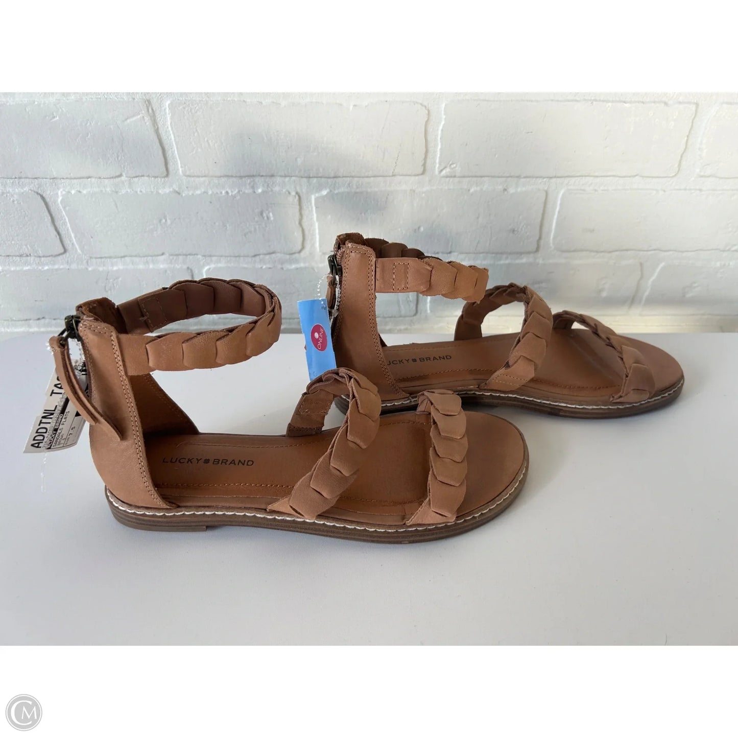 Sandals Flats By Lucky Brand In Brown, Size: 7.5