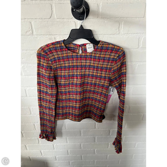 Top Long Sleeve By Maeve In Red, Size: S