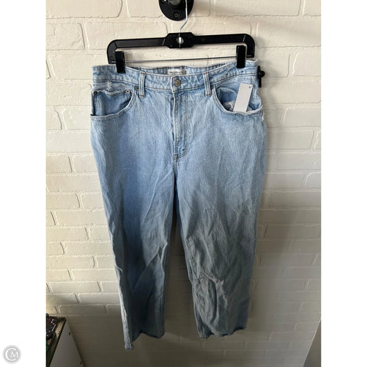 Jeans Straight By Abercrombie And Fitch In Blue Denim, Size: 14