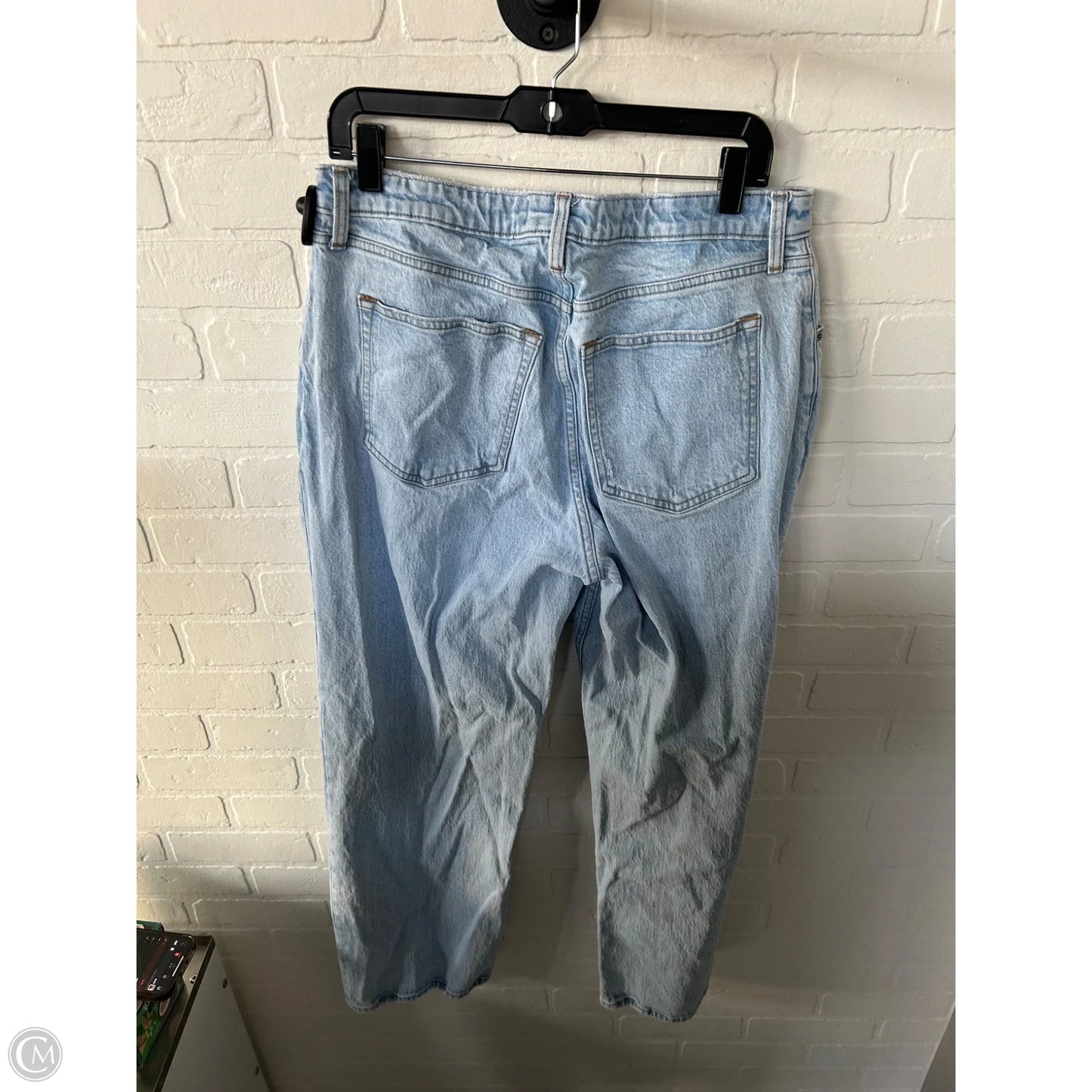 Jeans Straight By Abercrombie And Fitch In Blue Denim, Size: 14
