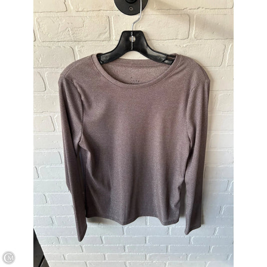 Top Long Sleeve By A New Day In Brown, Size: L