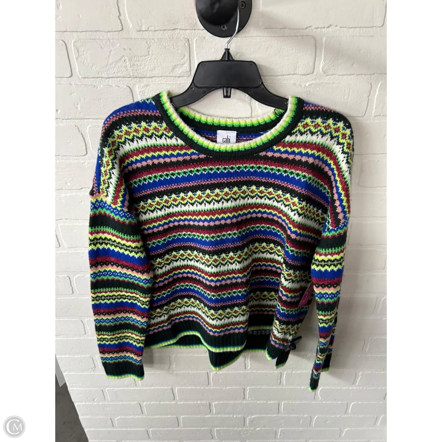 Sweater By Cabi In Green, Size: M