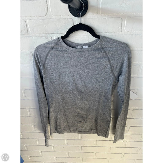 Athletic Top Long Sleeve Crewneck By Calia In Grey, Size: S