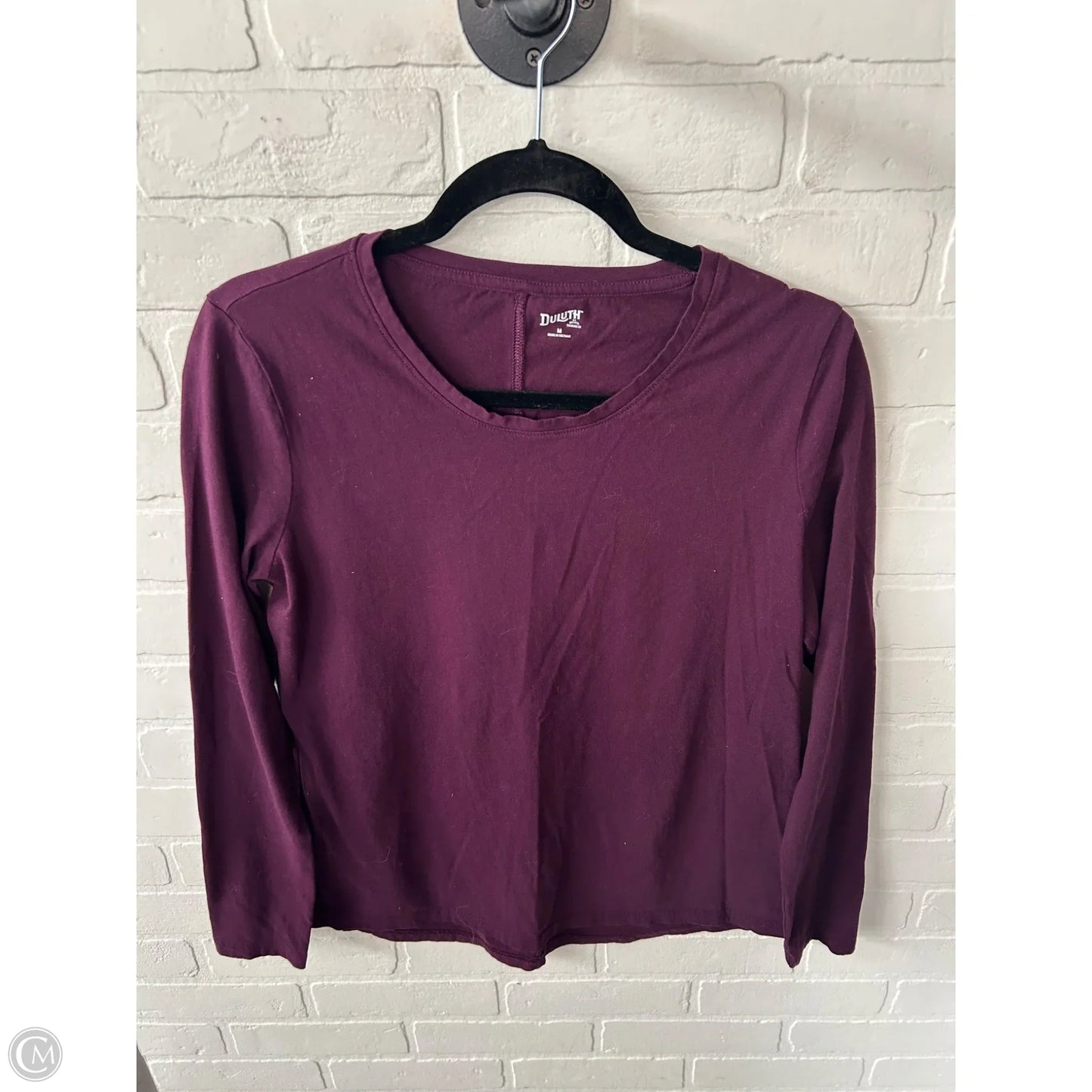 Top Long Sleeve Basic By Duluth Trading In Purple, Size: M