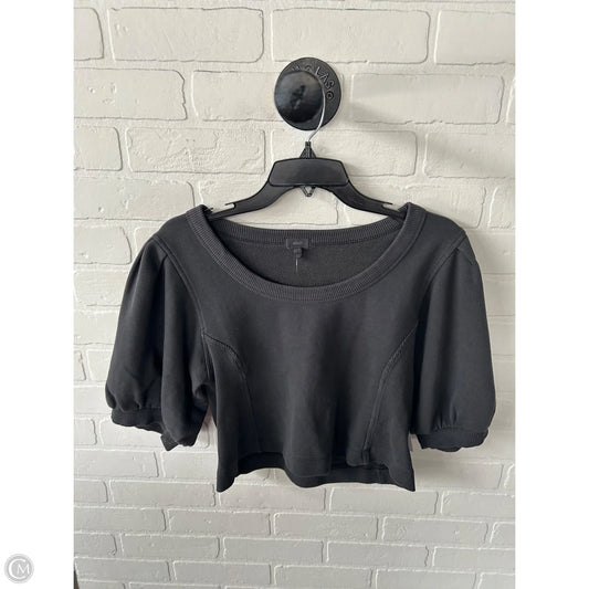 Top Short Sleeve By Aerie In Grey, Size: M
