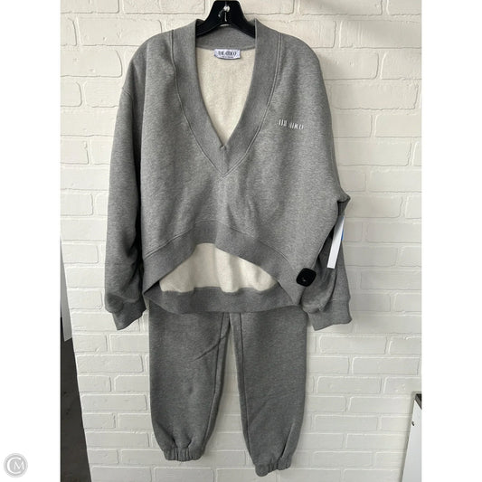 Lounge Set Pants By The Attico In Grey, Size: Xs
