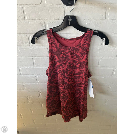 Athletic Tank Top By Lululemon In Orange, Size: M