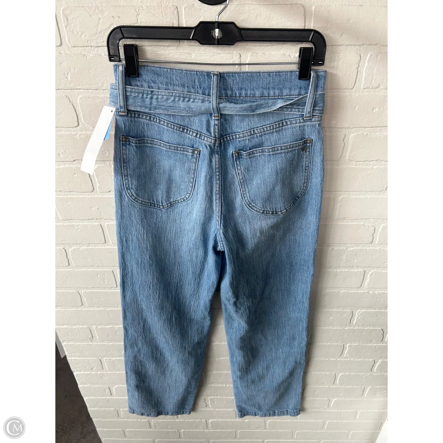 Jeans Straight By Madewell In Blue Denim, Size: 2