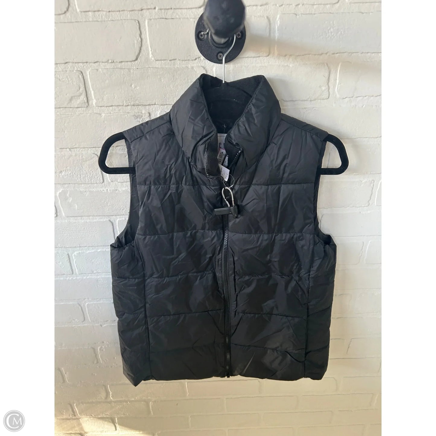 Vest Puffer & Quilted By Gap In Black, Size: S