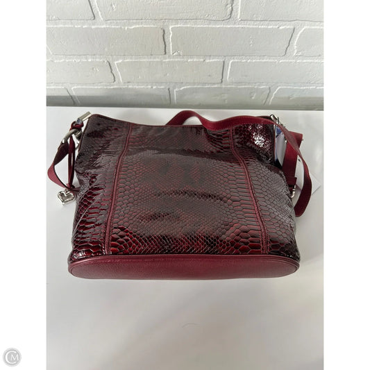 Handbag Leather By Brighton, Size: Medium