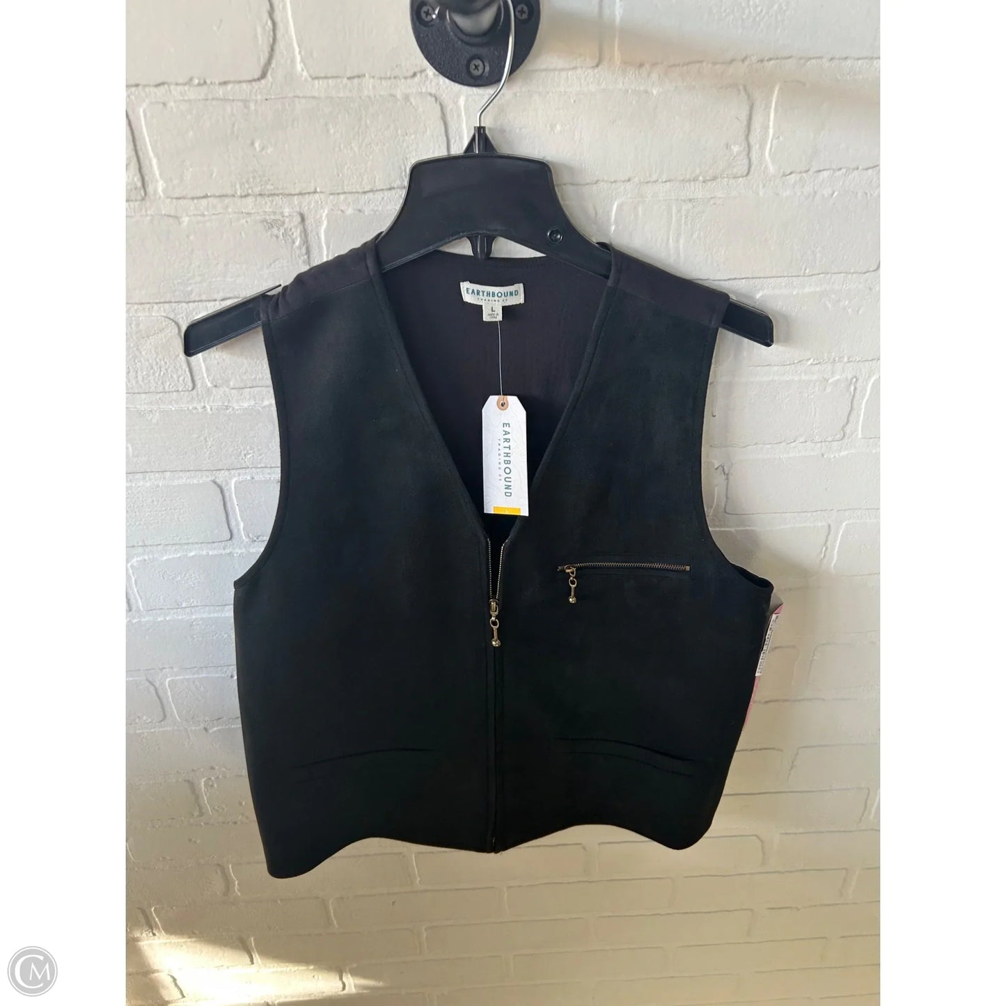 Vest Other By Earthbound In Black, Size: L