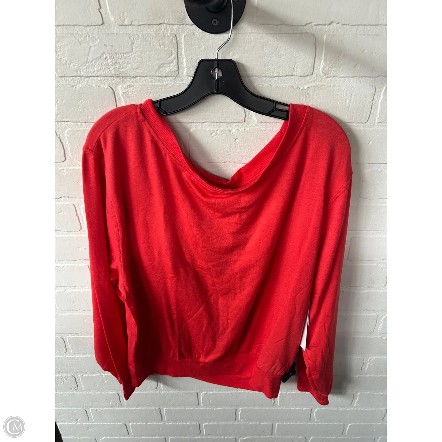 Sweatshirt Crewneck By Clothes Mentor In Orange, Size: S