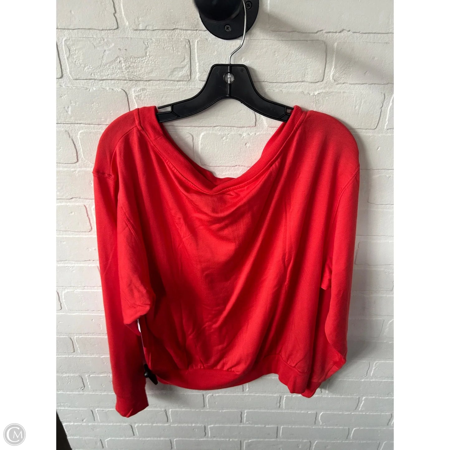 Sweatshirt Crewneck By Clothes Mentor In Orange, Size: S