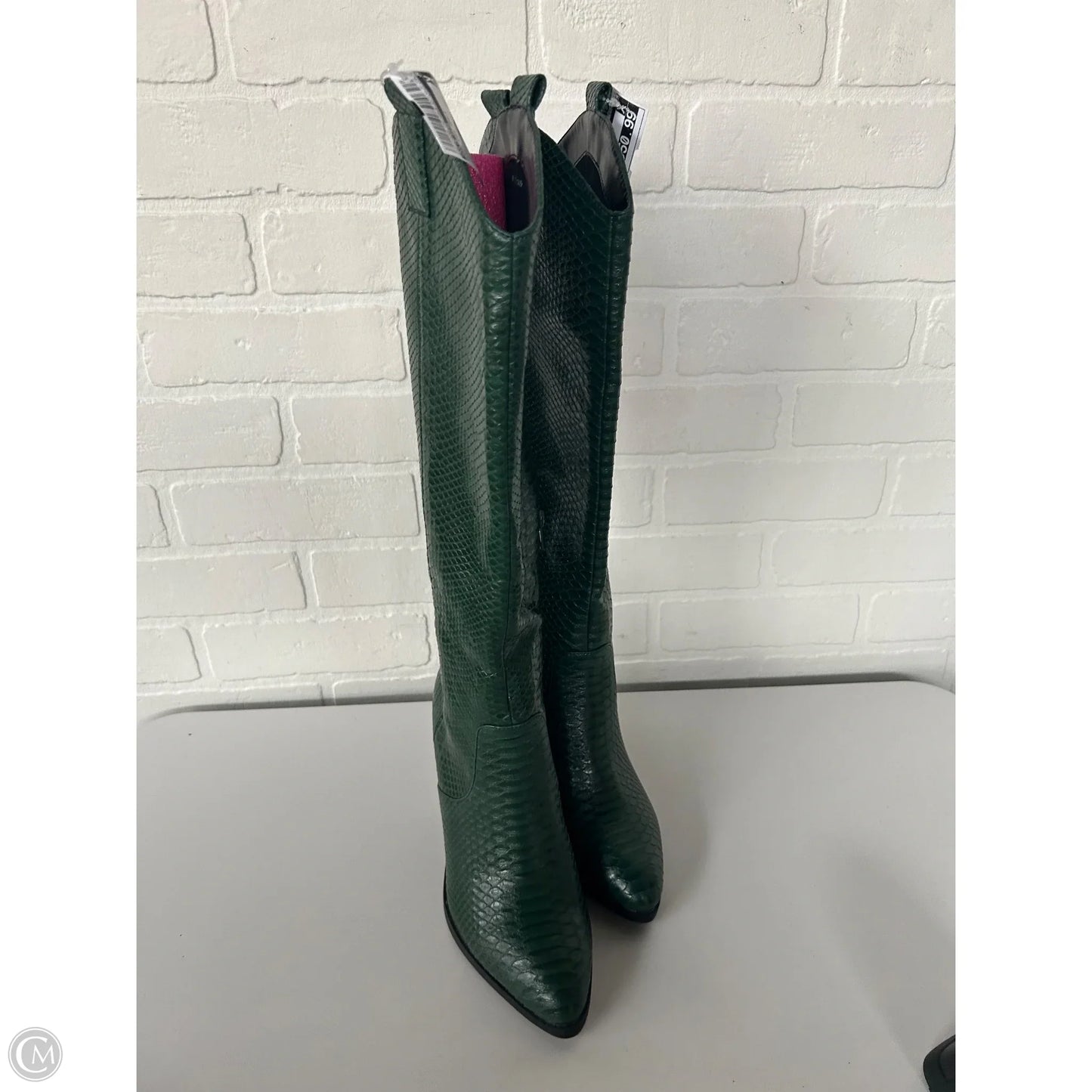 Boots Knee Heels By Dolce Vita In Green, Size: 7