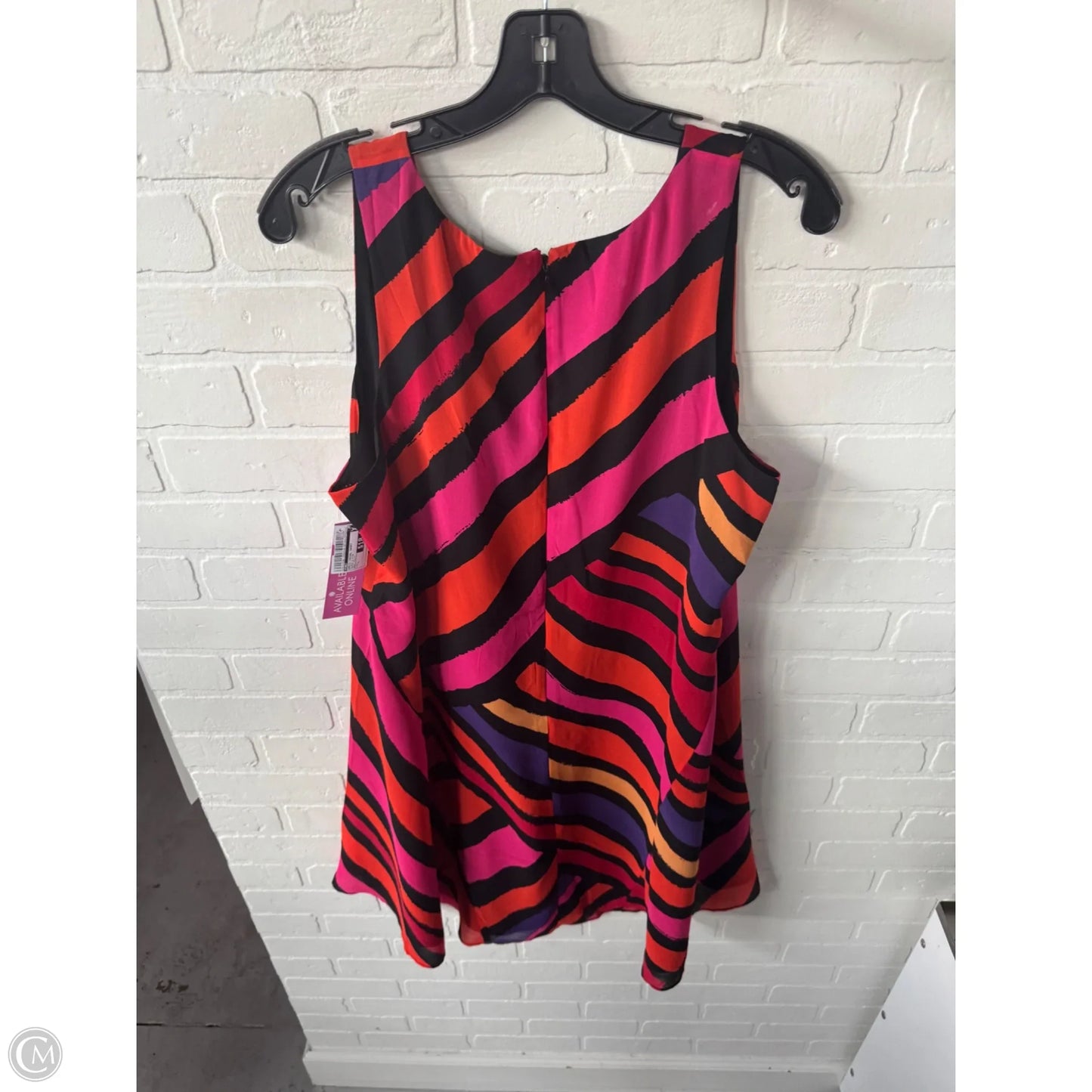 Dress Casual Short By Cabi In Black & Pink, Size: L