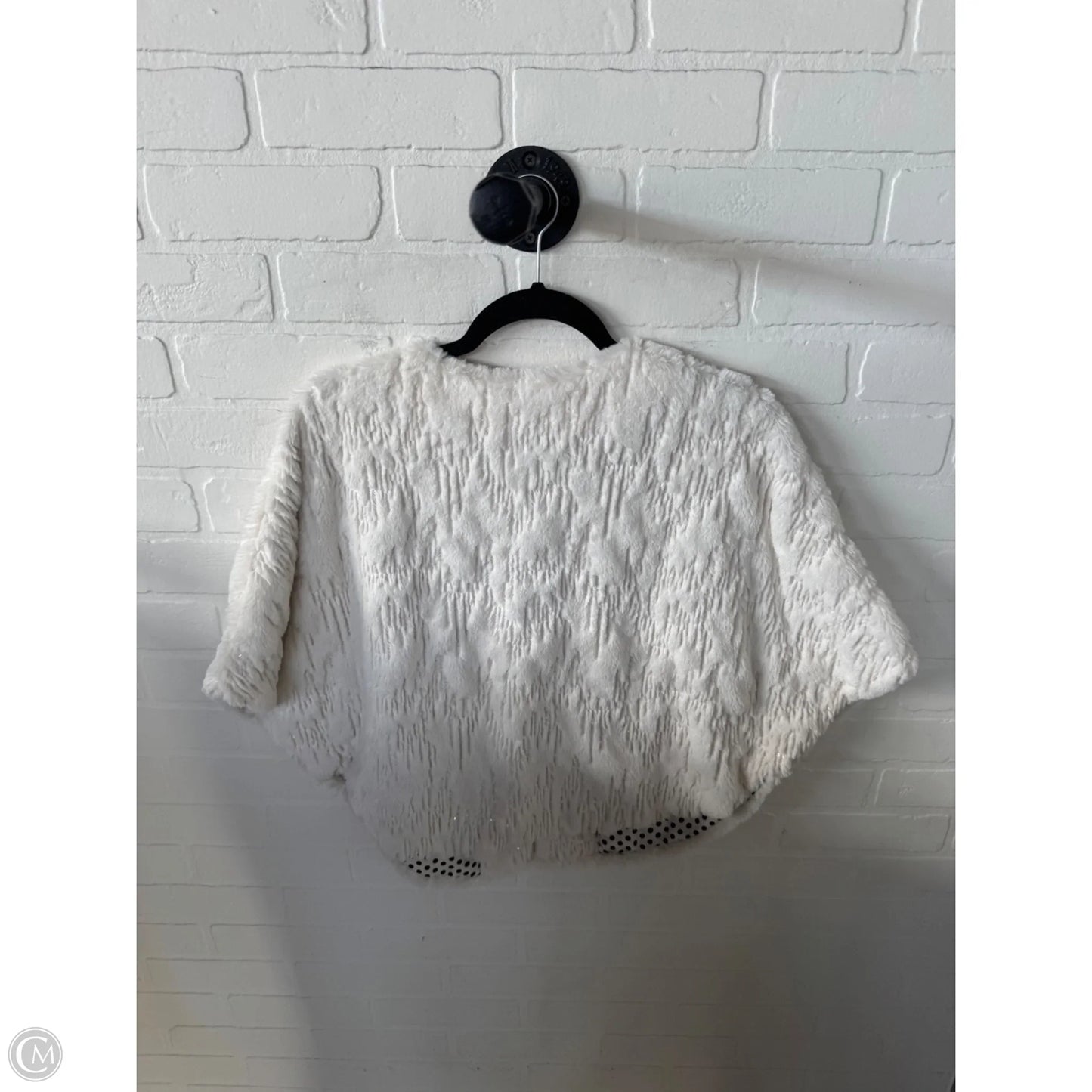 Poncho By Apt 9 In Cream, Size: S